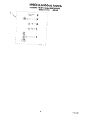 MISCELLANEOUS PARTS OPTIONAL PARTS (NOT INCLUDED) Diagram and Parts List for 7MLBR8444MQ0  Whirlpool Washer