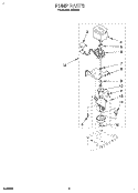 PUMP Diagram and Parts List for IACS501  Whirlpool Ice Maker