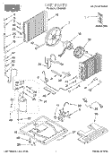 UNIT, LITERATURE Diagram and Parts List for X18004G0  Roper Air Conditioner