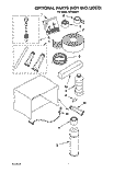 OPTIONAL PARTS (NOT INCLUDED) Diagram and Parts List for CA10WR41  Whirlpool Air Conditioner