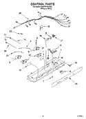 CONTROL PARTS Diagram and Parts List for 3XED5SHQKQ02  Whirlpool Refrigerator
