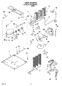UNIT, OPTIONAL Diagram and Parts List for RT18HDXKQ00  Roper Refrigerator