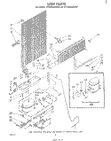 UNIT Diagram and Parts List for ET18JKXMWRB  Whirlpool Refrigerator