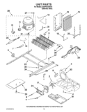 UNIT PARTS Diagram and Parts List for ED5PVEXWS10  Whirlpool Refrigerator