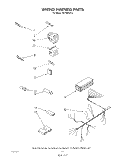 WIRING HARNESS Diagram and Parts List for DU7800XS0  Whirlpool Dishwasher