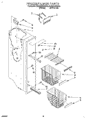 FREEZER LINER Diagram and Parts List for 3ED22DQXBN02  Whirlpool Refrigerator