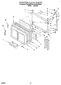 FREEZER DOOR Diagram and Parts List for ET25DMXBN02  Whirlpool Refrigerator