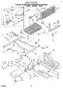 UNIT Diagram and Parts List for 8ET22DKXDN00  Whirlpool Refrigerator