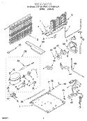 UNIT Diagram and Parts List for KTRP18KDAL07  Whirlpool Refrigerator
