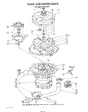 PUMP AND MOTOR Diagram and Parts List for KUDI21DS2  KitchenAid Dishwasher