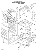 LINER Diagram and Parts List for ET18TMXDW03  Whirlpool Refrigerator