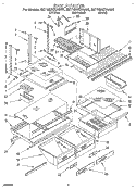 Part Location Diagram of LIT2160152 Whirlpool Use & Care Guide
