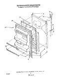 REFRIGERATOR DOOR , LIT/OPTIONAL Diagram and Parts List for ET18JKXWW00  Whirlpool Refrigerator