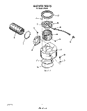 BLOWER Diagram and Parts List for 2496^0A  Whirlpool Range