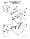 SECTION Diagram and Parts List for LER5624DZ0  Whirlpool Dryer