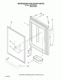 Part Location Diagram of 13107529SQ Whirlpool DOR-FIP Stainless Steel