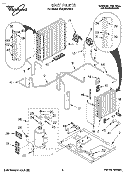 UNIT, LITERATURE Diagram and Parts List for 4XACM12DD0  Whirlpool Air Conditioner