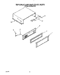 TOP GRILLE AND UNIT COVER Diagram and Parts List for KSSS48DWW00  KitchenAid Refrigerator