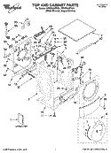 Part Location Diagram of W10189679 Whirlpool Harness, Wiring (Lower Main) (