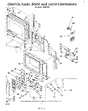 SECTION Diagram and Parts List for RHM7700  Whirlpool Microwave