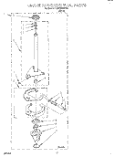 BRAKE & DRIVE TUBE Diagram and Parts List for 7RAS4222EW0  Whirlpool Washer