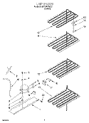 UNIT Diagram and Parts List for EV120FXEN01  Whirlpool Freezer