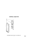 CONTROL PANEL Diagram and Parts List for KCMS135S0  KitchenAid Microwave