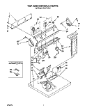 Part Location Diagram of LIT3395411 Whirlpool Use & Care Guide