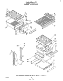 SHELF Diagram and Parts List for ET18MK2LWR0  Whirlpool Refrigerator