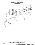 CONTROL PANEL Diagram and Parts List for KEMI300VBL4  KitchenAid Microwave Oven Combo