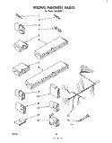 WIRING HARNESS Diagram and Parts List for SHU99041  Whirlpool Dishwasher
