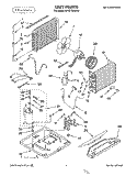 UNIT, LITERATURE Diagram and Parts List for BPAC1230AS0  KitchenAid Air Conditioner