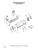 CONTROL PANEL Diagram and Parts List for KAWE742WAL1  KitchenAid Washer