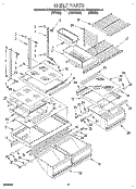 Part Location Diagram of LIT2169124 Whirlpool Service & Wiring Sheet