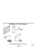 OPTIONAL PARTS Diagram and Parts List for ACR124XR0  Whirlpool Air Conditioner