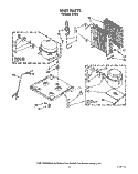 SECTION Diagram and Parts List for BFD500  Whirlpool Dehumidifier