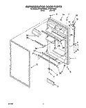 REFRIGERATOR DOOR Diagram and Parts List for ET18HTXDN03  Whirlpool Refrigerator