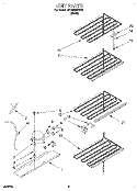 UNIT Diagram and Parts List for RV1088RBW00  Roper Freezer