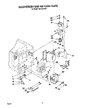 MAGNETRON AND AIR FLOW, OPTIONAL Diagram and Parts List for RM778PXXB0  Whirlpool Microwave Oven Combo