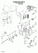 UPPER UNIT PARTS Diagram and Parts List for KSSC48QVS01  KitchenAid Refrigerator