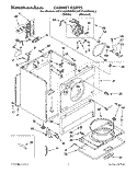 SECTION Diagram and Parts List for KEYL405WAL0  KitchenAid Dryer