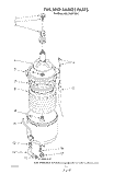 Part Location Diagram of 3349099 Whirlpool AGITATOR