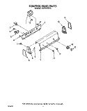 CONTROL PANEL Diagram and Parts List for KAWE564WWH2  KitchenAid Washer