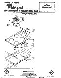 SECTION Diagram and Parts List for RS600BXK0  Whirlpool Range