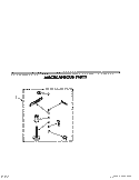 MISCELLANEOUS Diagram and Parts List for LA5599XPW4  Whirlpool Washer