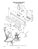 CONTROL PANEL , LITERATURE AND OPTIONAL Diagram and Parts List for KUDA220TWH0  KitchenAid Dishwasher