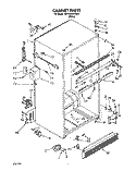 Part Location Diagram of 2167064 Whirlpool HARNS-WIRE