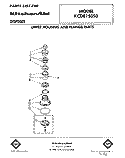 SECTION Diagram and Parts List for KCDB150S0  KitchenAid Food Waste Disposer