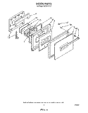 SECTION Diagram and Parts List for RB760PXT2  Whirlpool Range