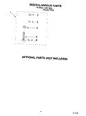 MISCELLANEOUS, OPTIONAL Diagram and Parts List for LSQ9110KQ1  Whirlpool Washer